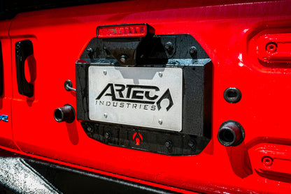 JL Spare Tire Delete Kit - Powdercoated Aluminum
