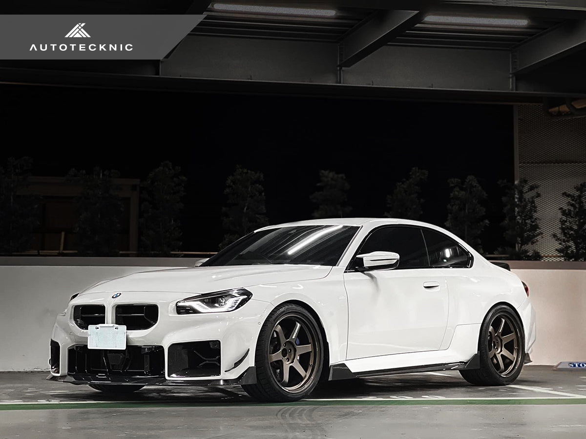 AutoTecknic Dry Carbon Side Skirt Extension Set - G87 M2