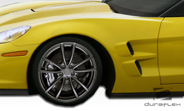 Extreme Dimensions Duraflex ZR Edition Front Fenders Compatible With 2005-2013 Chevrolet Corvette - 2 Piece - 105773