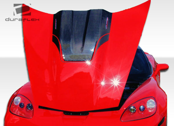 Extreme Dimensions Duraflex ZR Edition Hood Compatible With 2005-2013 Chevrolet Corvette - 1 Piece - 105777