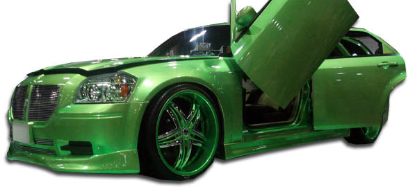Extreme Dimensions Duraflex VIP Side Skirts Compatible With 2005-2010 Chrysler 300 Dodge Magnum - 2 Piece - 100631