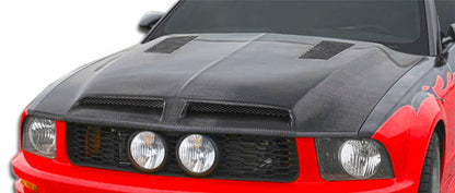 Carbon Creations GT500 Hood Compatible With 2005-2009 Ford Mustang - 1 Piece - 106386