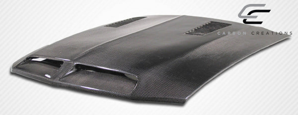 Carbon Creations GT500 Hood Compatible With 2005-2009 Ford Mustang - 1 Piece - 106386