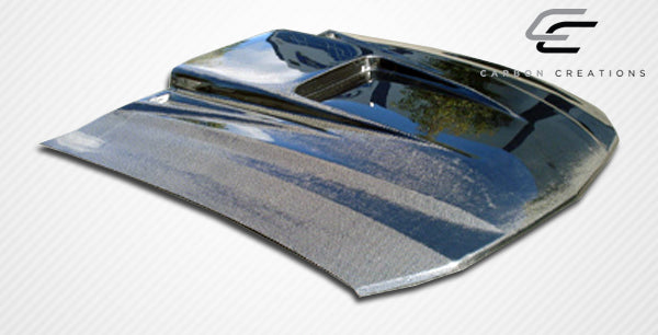 Carbon Creations Spyder 3 Hood Compatible With 2005-2009 Ford Mustang - 1 Piece - 104171