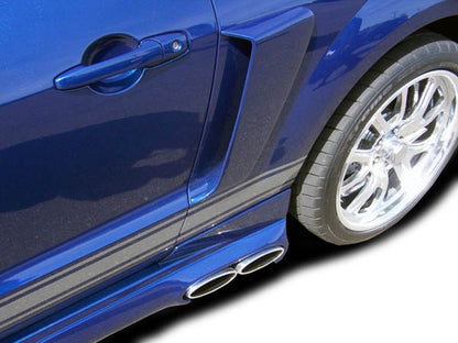 Couture CVX Side Scoop Compatible With 2005-2009 Ford Mustang - 2 Piece - 104798