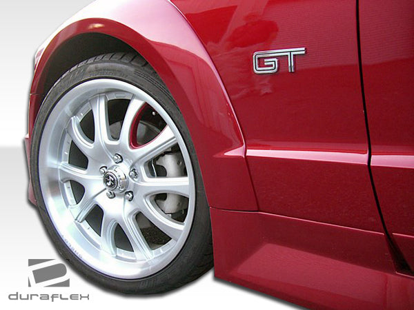 Extreme Dimensions Duraflex GT500 Wide Body Fender Flares Compatible With 2005-2009 Ford Mustang - 4 Piece - 104913