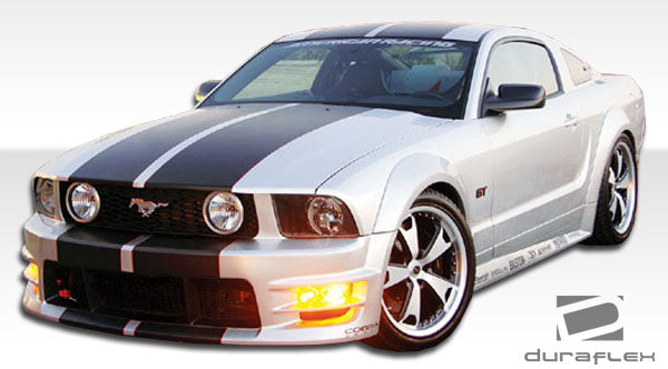 Extreme Dimensions Duraflex GT500 Wide Body Side Skirts Compatible With 2005-2014 Ford Mustang - 2 Piece - 104912