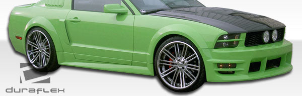 Extreme Dimensions Duraflex GT500 Wide Body Side Skirts Compatible With 2005-2014 Ford Mustang - 2 Piece - 104912