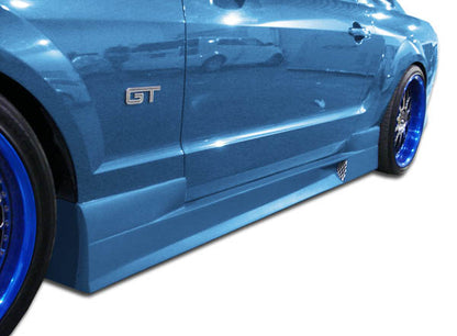 Extreme Dimensions Duraflex GT Concept Side Skirts Compatible With 2005-2014 Ford Mustang - 2 Piece - 103636