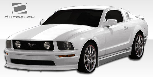 Extreme Dimensions Duraflex Racer 2 Side Skirts Compatible With 2005-2014 Ford Mustang - 2 Piece - 104367