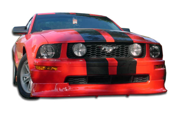 Extreme Dimensions Duraflex Racer Front Lip Spoiler Compatible With 2005-2009 Ford Mustang GT - 1 Piece - 100647