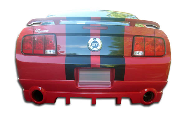 Extreme Dimensions Duraflex Racer Rear Lip Add On Spoiler Compatible With 2005-2009 Ford Mustang - 1 Piece - 100649