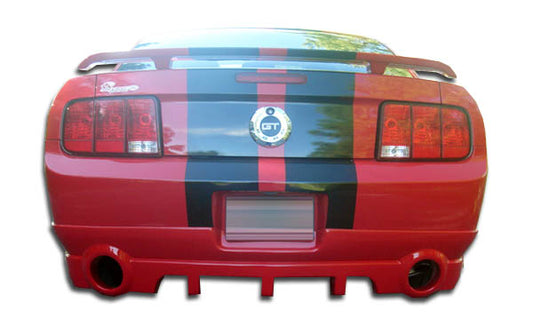 Extreme Dimensions Duraflex Racer Rear Lip Add On Spoiler Compatible With 2005-2009 Ford Mustang - 1 Piece - 100649