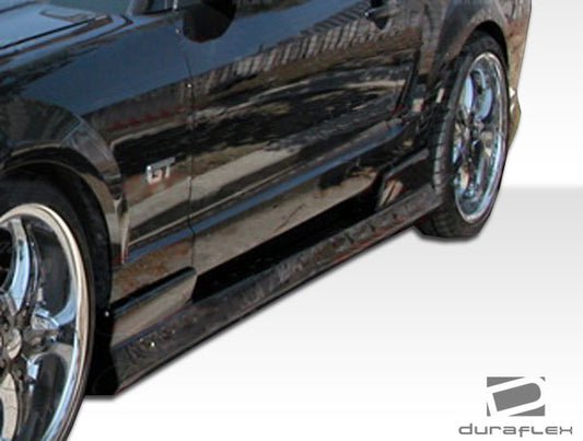 Extreme Dimensions Duraflex Stallion Side Skirts Compatible With 2005-2014 Ford Mustang - 2 Piece - 104297