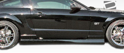 Extreme Dimensions Duraflex Stallion Side Skirts Compatible With 2005-2014 Ford Mustang - 2 Piece - 104297