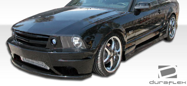 Extreme Dimensions Duraflex Stallion Side Skirts Compatible With 2005-2014 Ford Mustang - 2 Piece - 104297