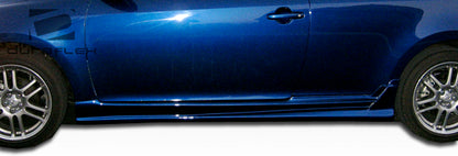 Extreme Dimensions Duraflex Raven Side Skirts Compatible With 2005-2010 Scion TC - 2 Piece - 100673
