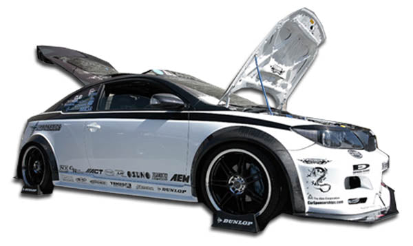 Extreme Dimensions Duraflex Touring Wide Body Side Skirts Compatible With 2005-2010 Scion TC - 2 Piece - 103042