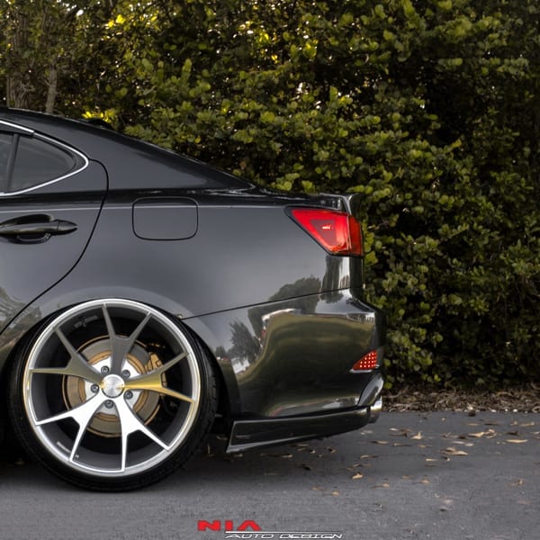 Lexus IS Base Model, F-Sport NIA Rear Lip Spats bodykit 2006-2013 in ABS