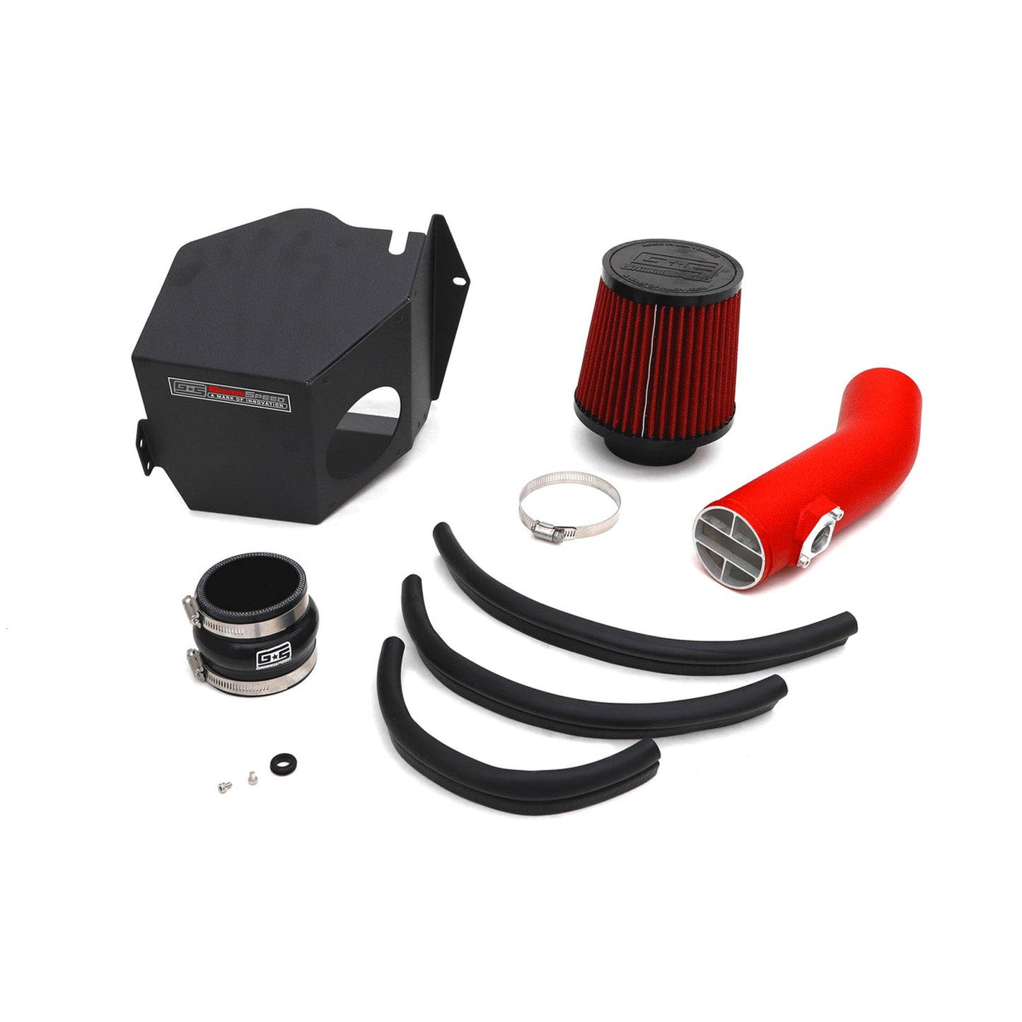 GrimmSpeed Cold Air Intake - Red - 2008-14 Subaru WRX/STI, 2009-13 Subaru Forester XT GRM060053