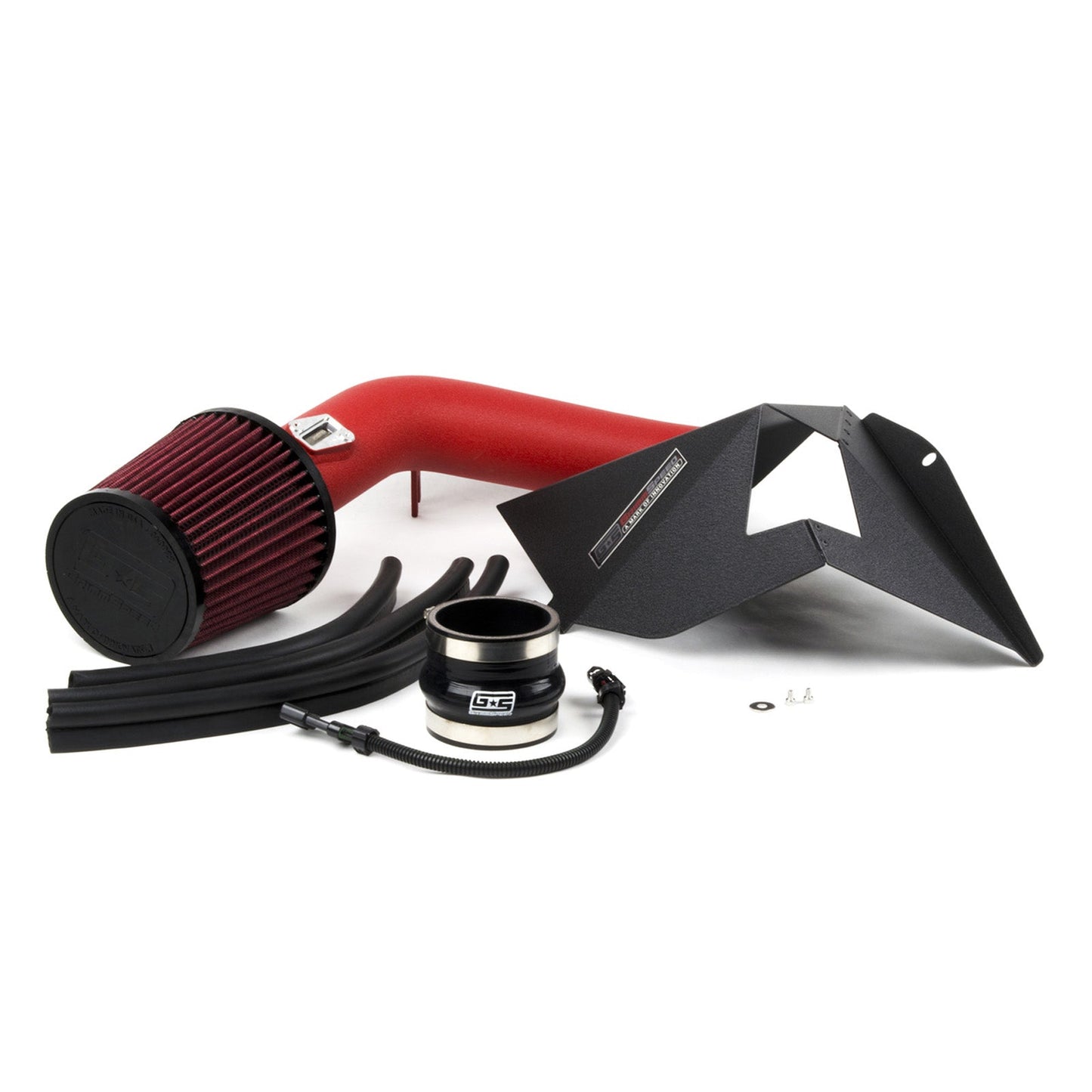 GrimmSpeed StealthBox Cold Air Intake - Red - 2015-21 Subaru WRX GRM060067