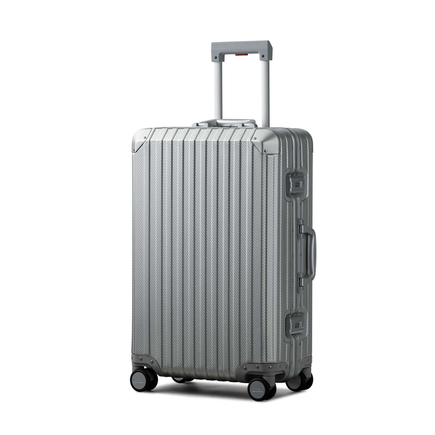 TREVA Aluminum Suitcase Silver