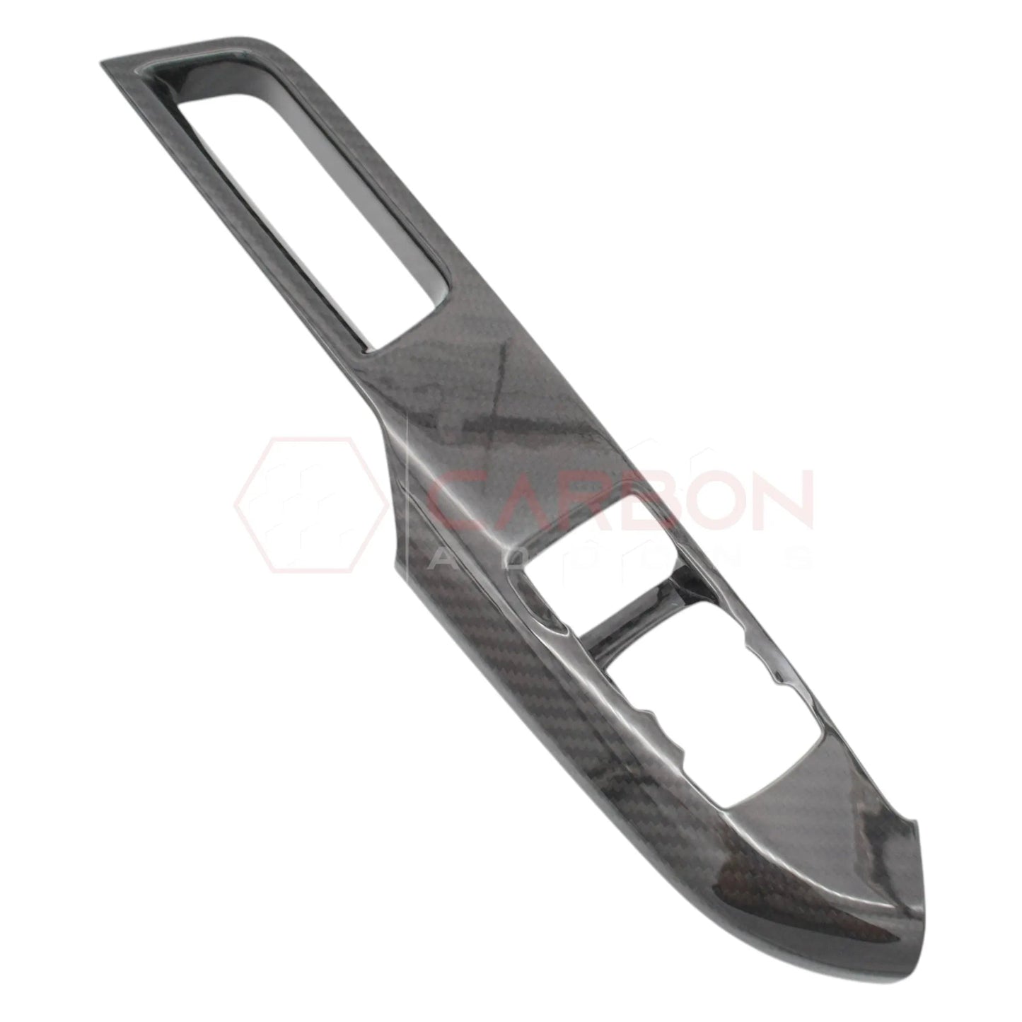 Real Carbon Fiber Window Switch Control Trim Covers V2 for 2024+ Ford Mustang