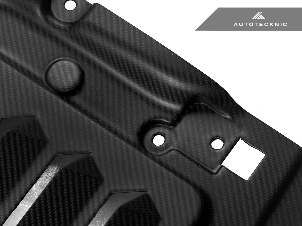 AutoTecknic Pre-Preg Carbon Oil Cooler Skit Plate - G90/ G99 M5