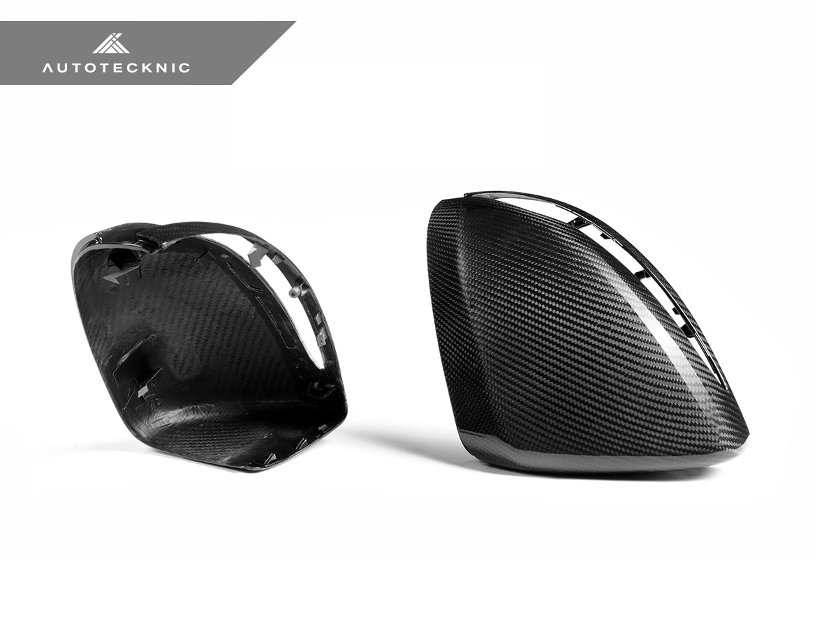 AutoTecknic Replacement Version II Dry Carbon Mirror Covers - Mercedes-AMG X290 GT43 | GT50 | GT53 | GT63
