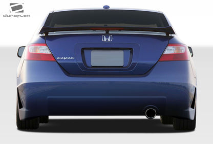 Extreme Dimensions Duraflex B-2 Rear Bumper Cover Compatible With 2006-2011 Honda Civic 2DR - 1 Piece - 106857