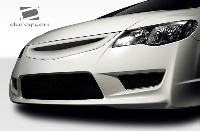 Extreme Dimensions Duraflex Type R Front Bumper Cover Compatible With 2006-2011 Honda Civic - 1 Piece - 107736