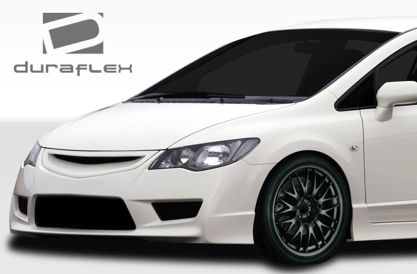 Extreme Dimensions Duraflex Type R Hood Compatible With 2006-2011 Honda Civic - 1 Piece - 107740