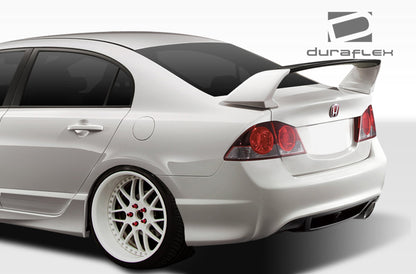 Extreme Dimensions Duraflex JDM Type R Conversion Body Kit Compatible With 2006-2011 Honda Civic 4DR - 10 Piece - 107960