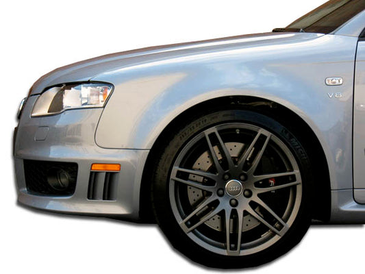 Extreme Dimensions Duraflex RS4 Wide Body Front Fenders Compatible With 2006-2008 Audi A4 - 2 Piece - 105320