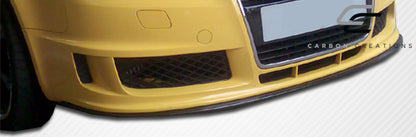 Carbon Creations DTM Front Lip Spoiler Compatible With 2006-2008 Audi A4 - 1 Piece - 105316