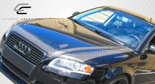 Carbon Creations OEM Look Hood Compatible With 2006-2008 Audi A4 - 1 Piece - 106274
