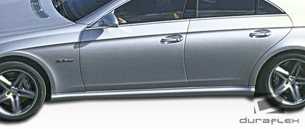 Extreme Dimensions Duraflex AMG Look Side Skirts Compatible With 2006-2011 Mercedes CLS - 2 Piece - 106951