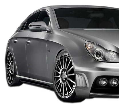 Extreme Dimensions Duraflex W-1 Side Skirts Compatible With 2006-2011 Mercedes CLS - 2 Piece - 107131