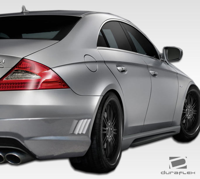 Extreme Dimensions Duraflex W-1 Side Skirts Compatible With 2006-2011 Mercedes CLS - 2 Piece - 107131