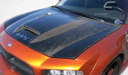 Carbon Creations SRT Look Hood Compatible With 2006-2010 Dodge Charger - 1 Piece - 104748