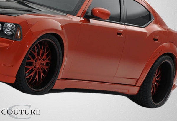 Couture Luxe Wide Body Front Fenders Flares Compatible With 2006-2010 Dodge Charger - 2 Piece - 104815