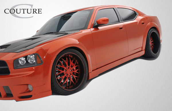 Couture Luxe Wide Body Front Fenders Flares Compatible With 2006-2010 Dodge Charger - 2 Piece - 104815