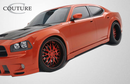 Couture Luxe Wide Body Front Fenders Flares Compatible With 2006-2010 Dodge Charger - 2 Piece - 104815