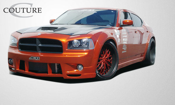 Couture Luxe Wide Body Front Fenders Flares Compatible With 2006-2010 Dodge Charger - 2 Piece - 104815