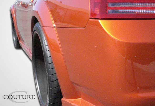 Couture Luxe Wide Body Rear Fender Flares Compatible With 2006-2010 Dodge Charger - 2 Piece - 104816
