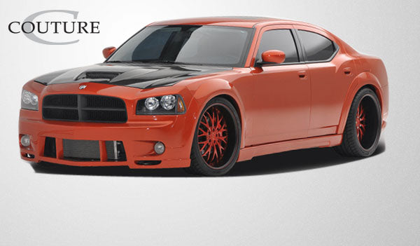 Couture Luxe Wide Body Rear Fender Flares Compatible With 2006-2010 Dodge Charger - 2 Piece - 104816