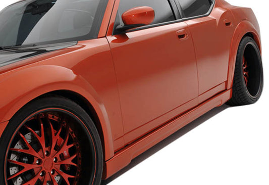 Couture Luxe Wide Body Side Skirts Compatible With 2006-2010 Dodge Charger - 2 Piece - 104813