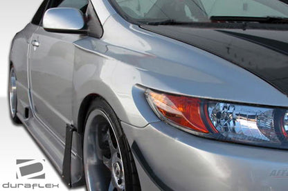 Extreme Dimensions Duraflex GT500 Wide Body Side Skirts Compatible With 2006-2011 Honda Civic - 2 Piece - 105689