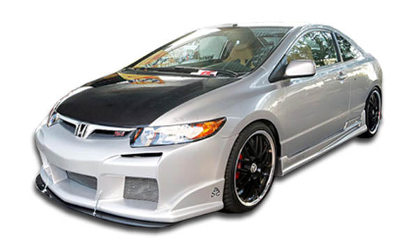 Extreme Dimensions Duraflex Raven Body Kit Compatible With 2006-2011 Honda Civic 2DR - 4 Piece - 111228