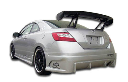 Extreme Dimensions Duraflex Raven Rear Bumper Cover Compatible With 2006-2011 Honda Civic - 1 Piece - 103333